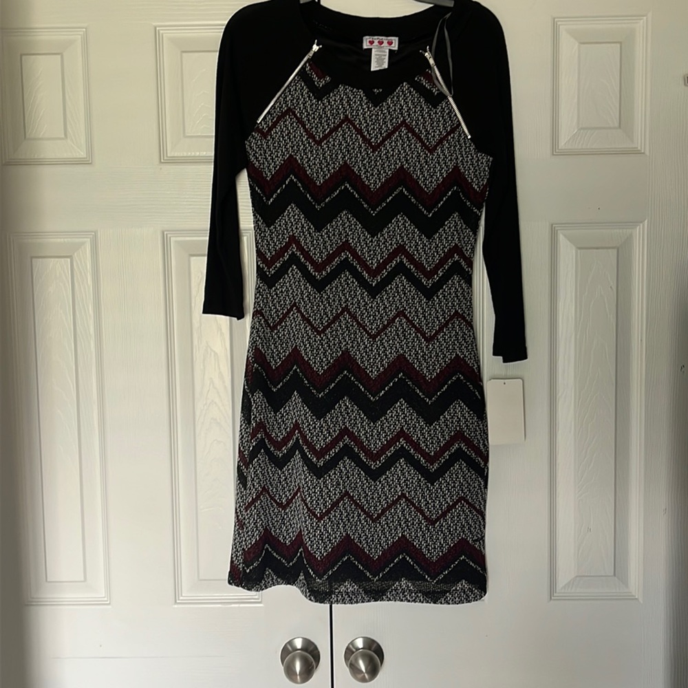 Long sleeve lined dress